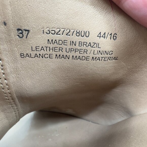 Dansko Brown and Tan Wedge Sandals - Picture 13 of 14